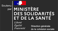 Logo de la République française et du premier ministre secrétaire d'état                              chargée des personnes handicapées